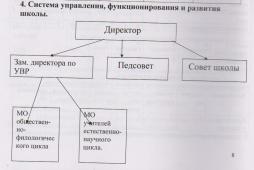 Система управления, функционирования и развития школы